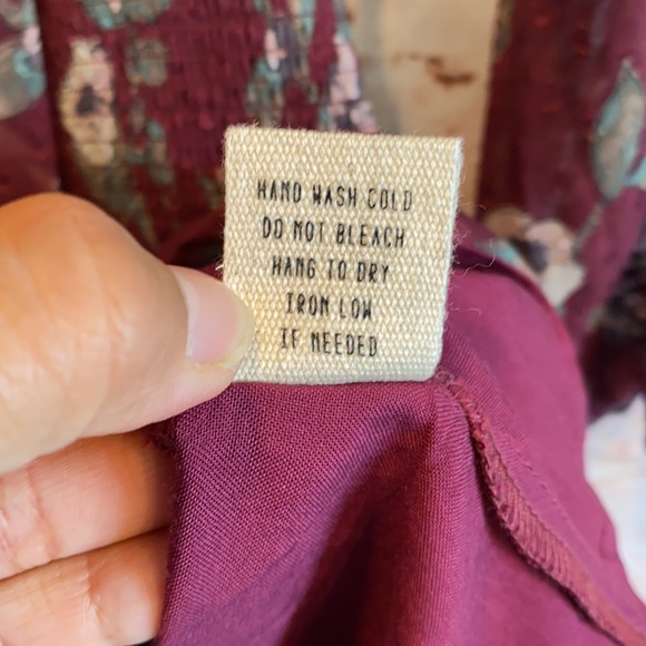 Moon River long sleeve mini dress XS floral - Picture 8 of 12